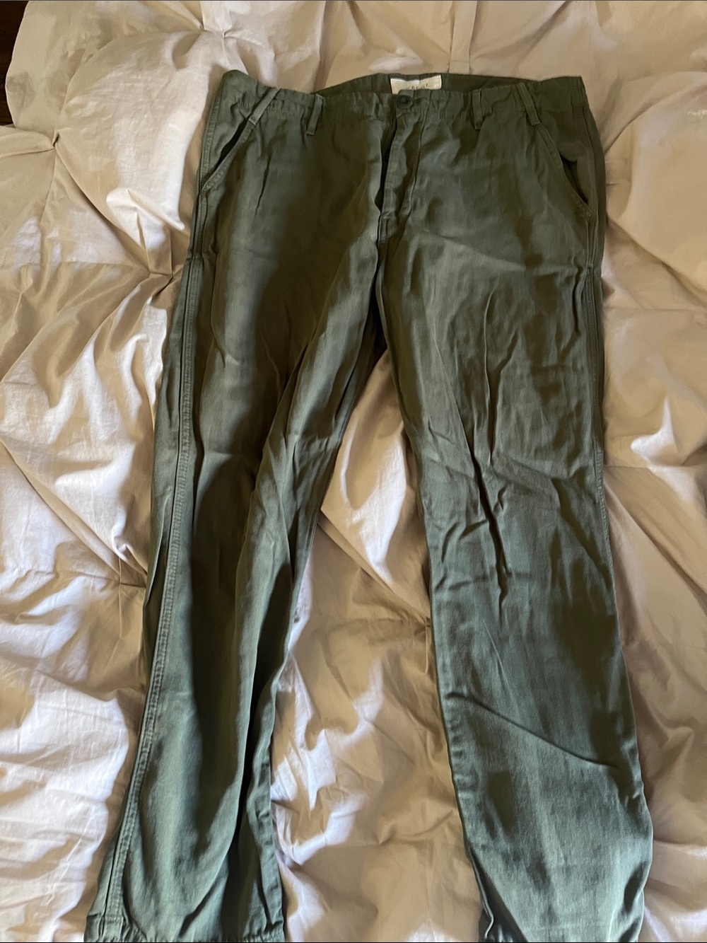 The Great Olive Green Chino Pants